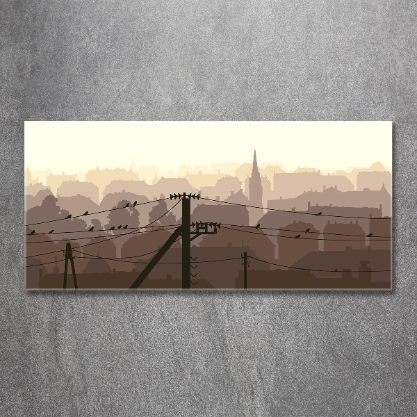 Foto obraz akryl Miasto linia