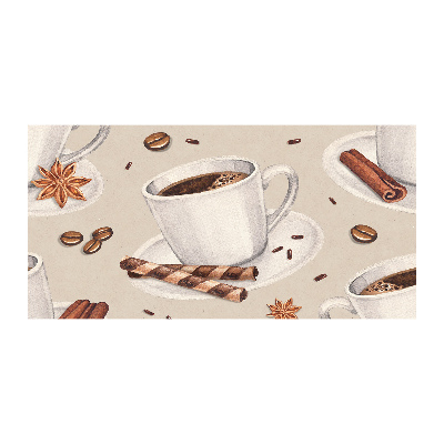 Pintura en acrílico horizontal Una taza de café