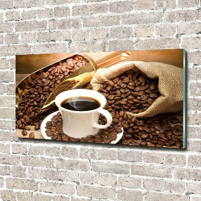Cuadro metacrilato horizontal Una taza de café