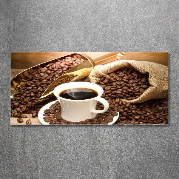Cuadro metacrilato horizontal Una taza de café