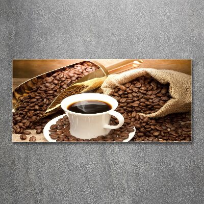 Cuadro metacrilato horizontal Una taza de café