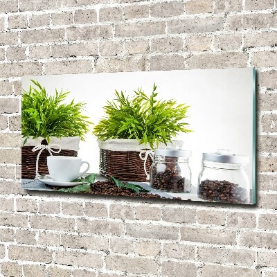 Foto en metacrilato horizontal Tema de cafetería