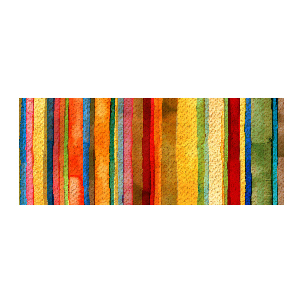 Pintura en acrílico horizontal Rayas de colores