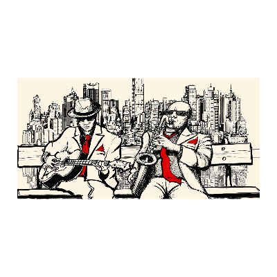 Foto obraz szkło akryl Nowy Jork Jazz