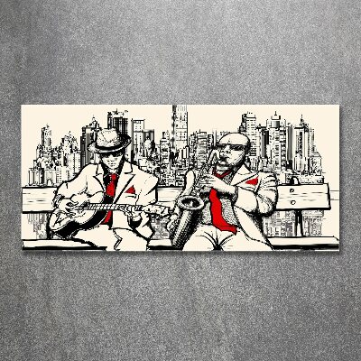 Cuadro metacrilato horizontal Jazz de Nueva York