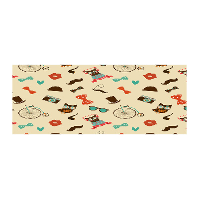 Obraz zdjęcie szkło akryl Hipsterskie sowy