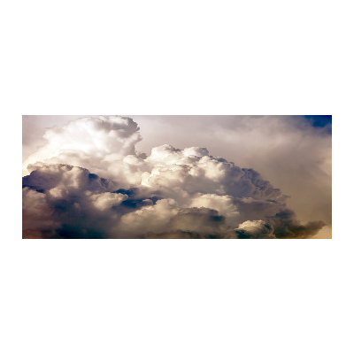 Cuadro acrílico horizontal Nubes en el cielo