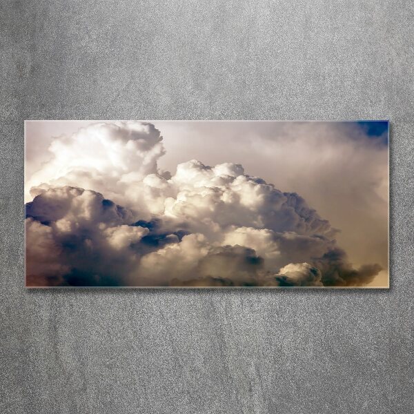 Cuadro acrílico horizontal Nubes en el cielo