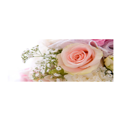 Cuadro acrílico horizontal Un ramo de flores