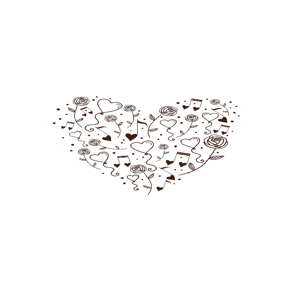 Foto en metacrilato horizontal Corazón