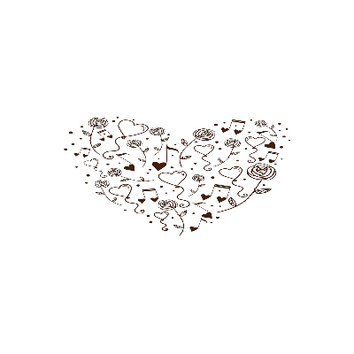 Foto en metacrilato horizontal Corazón