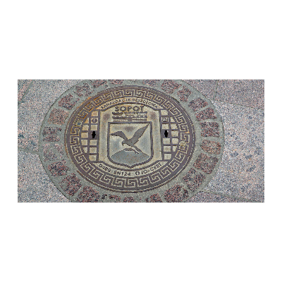 Pintura en acrílico horizontal Pozo de Sopot