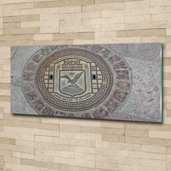 Pintura en acrílico horizontal Pozo de Sopot