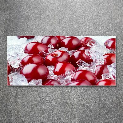 Cuadro acrílico horizontal Cereza congelada