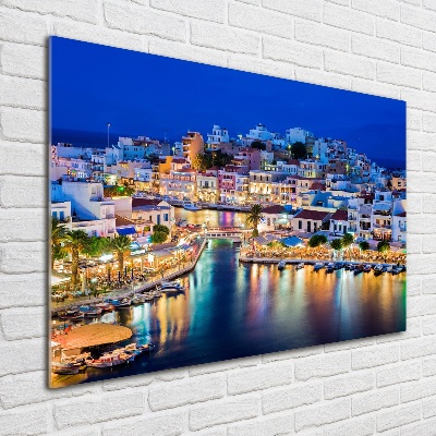 Cuadro metacrilato horizontal Creta Grecia