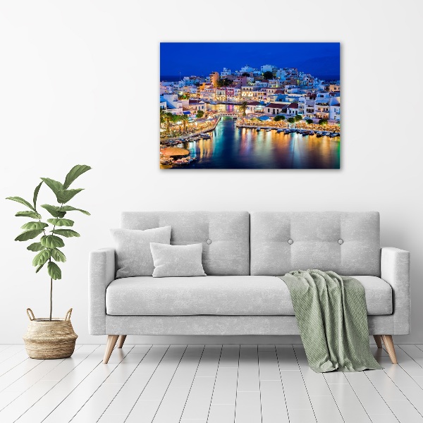 Cuadro metacrilato horizontal Creta Grecia