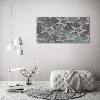 Cuadro metacrilato horizontal Estrellas de piedra