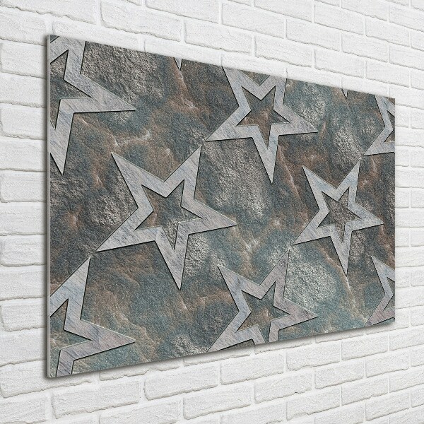 Cuadro metacrilato horizontal Estrellas de piedra