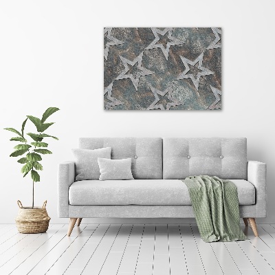 Cuadro metacrilato horizontal Estrellas de piedra