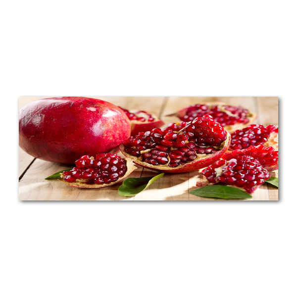 Pintura en acrílico horizontal Granada con hojas