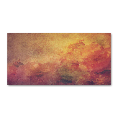 Pintura en acrílico horizontal Flores