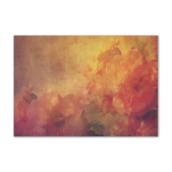 Pintura en acrílico horizontal Flores