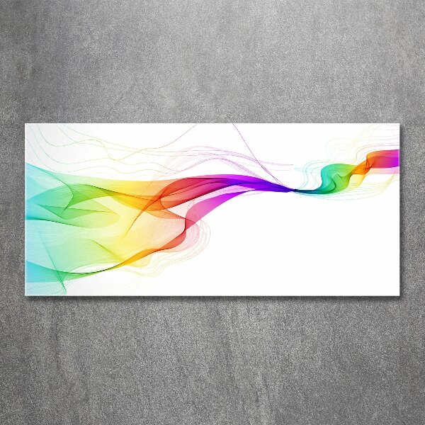 Cuadro acrílico horizontal Abstracción colorida