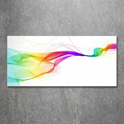 Cuadro acrílico horizontal Abstracción colorida
