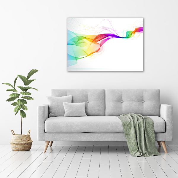 Cuadro acrílico horizontal Abstracción colorida