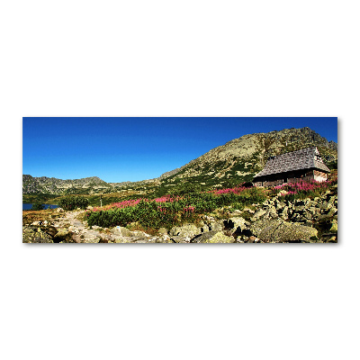 Cuadro metacrilato horizontal Cabaña de pastor en el valle
