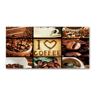 Foto en metacrilato horizontal Collage de café