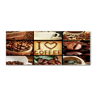 Foto en metacrilato horizontal Collage de café