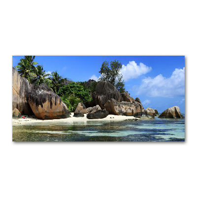 Foto en metacrilato horizontal Panorama de las Seychelles