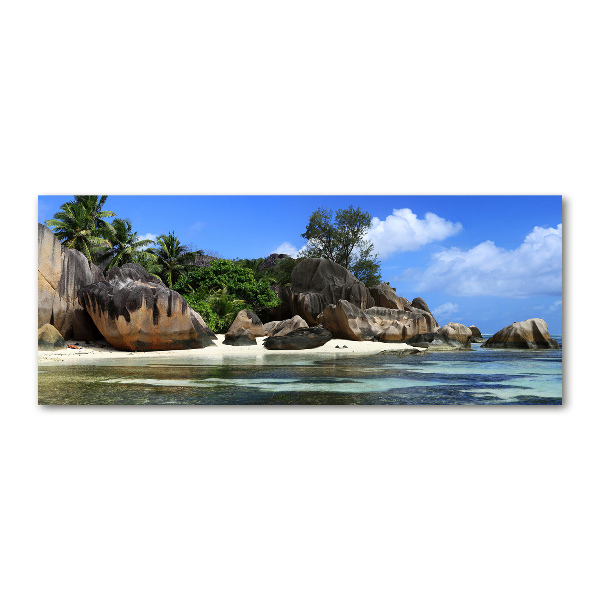 Foto en metacrilato horizontal Panorama de las Seychelles