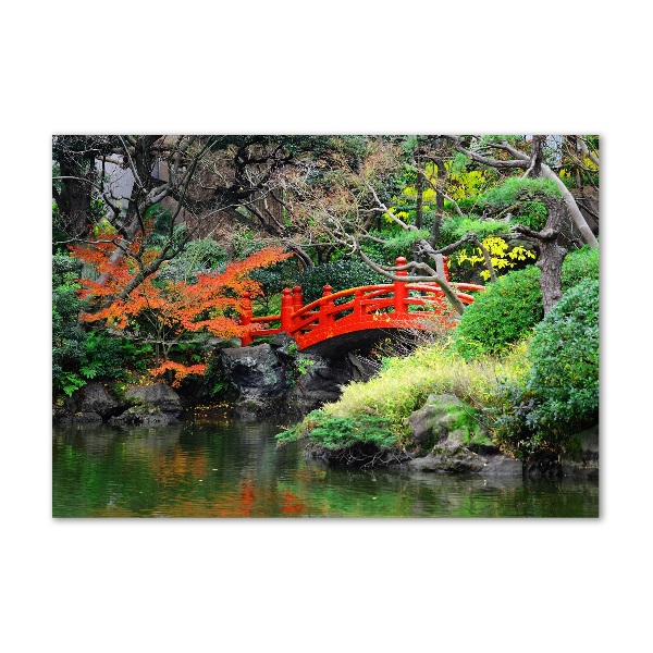 Cuadro acrílico horizontal jardín japonés