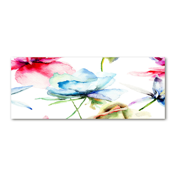 Cuadro metacrilato horizontal Amapolas