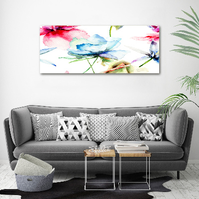 Cuadro metacrilato horizontal Amapolas