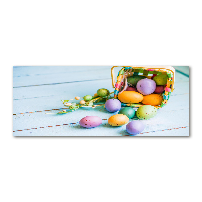 Pintura en acrílico horizontal huevos de Pascua