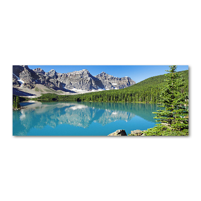 Cuadro metacrilato horizontal Lago en las montañas