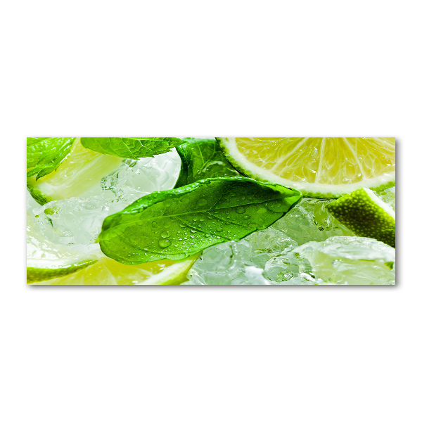 Cuadro metacrilato horizontal Lima con hielo