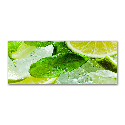 Cuadro metacrilato horizontal Lima con hielo