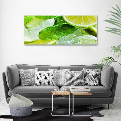 Cuadro metacrilato horizontal Lima con hielo
