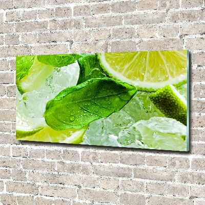 Cuadro metacrilato horizontal Lima con hielo