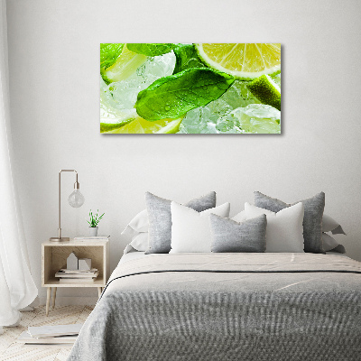 Cuadro metacrilato horizontal Lima con hielo