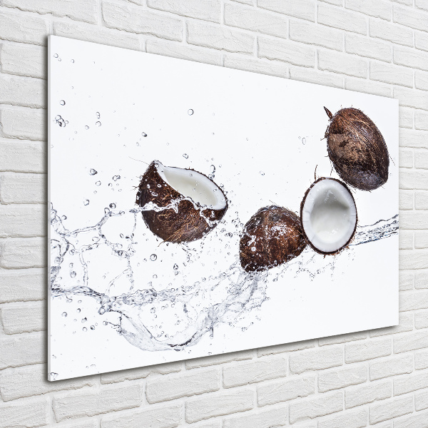 Foto en metacrilato horizontal Coco con agua
