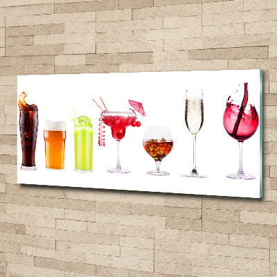 Cuadro acrílico horizontal Juego de bebidas