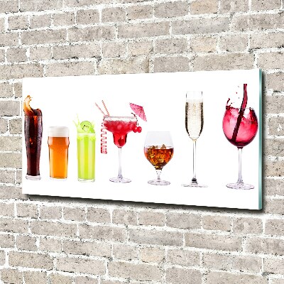 Cuadro acrílico horizontal Juego de bebidas