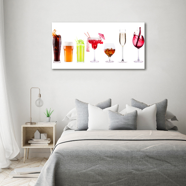Cuadro acrílico horizontal Juego de bebidas