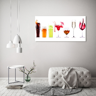 Cuadro acrílico horizontal Juego de bebidas
