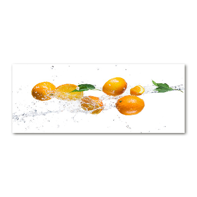 Cuadro metacrilato horizontal Naranjas y agua